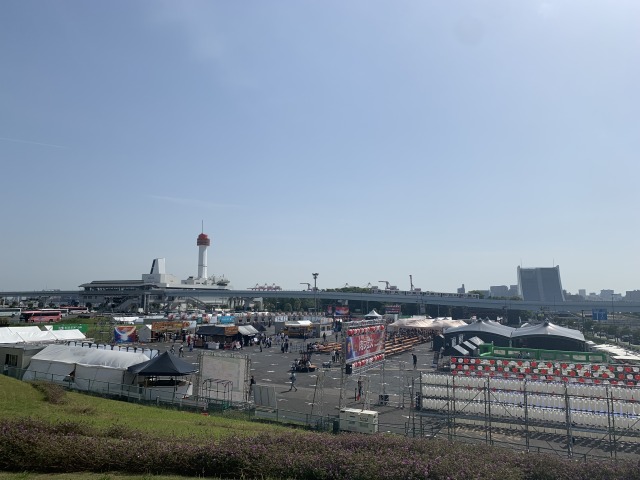 【肉フェス】台場駅から5分くらいで会場へ！賑やかな音がしている方向へGO！