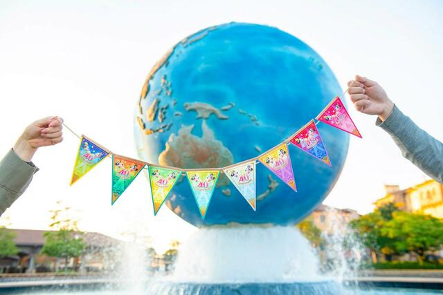 ドリームガーランド 1個700円｜東京ディズニーリゾート40周年“ドリームゴーラウンド” スペシャルグッズ｜販売店舗：東京ディズニーランド「コズミック・エンカウンター」、東京ディズニーシー「エンポーリオ」