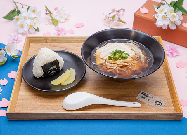 捜査一課のリクエストメニューMEGUREラーメン 1,540円 ※提供期間:4/1(金)~5/15(日) ※札幌会場での提供はございません