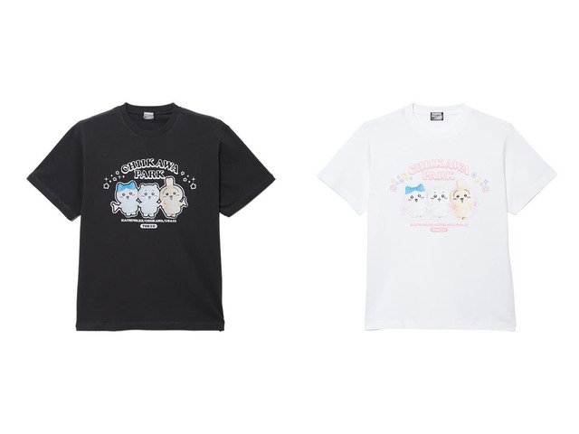 【ちいかわパーク1周年】ちいかわパーク Tシャツ スペシャルフォト(全2色) 各¥3,850