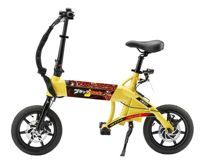 【商品名】glafit電動サイクルNFR-01Lite ブラックサンダーデザイン(イエロー)【価格】187,000円(税込)【申込期間】2026年3月3日(火)~5月25日(月)【受取期間】注文後、60日前後でご自宅にお届け ※離島等は配送不可となります。【内容】16歳以上なら免許不要で運転できる電動サイクル。ブラックサンダーのデザインが施されたファミマオンライン限定で購入可能な商品です。※購入についての注意事項詳細は、ファミマオンラインのページにて、ご確認お願いします。