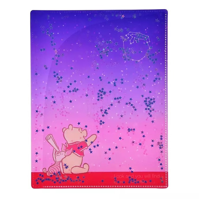 クリアファイル<プー&ピグレット>660円