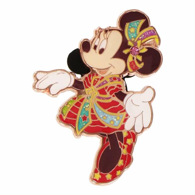 ピンバッジ 1,100円｜サイズ：縦約4×横約3cm｜東京ディズニーリゾート40周年“ドリームゴーラウンド”スペシャルグッズ｜発売日：2023年4月10日（月）｜販売店舗：東京ディズニーランド「グランドエンポーリアム」、東京ディズニーシー「エンポーリオ」