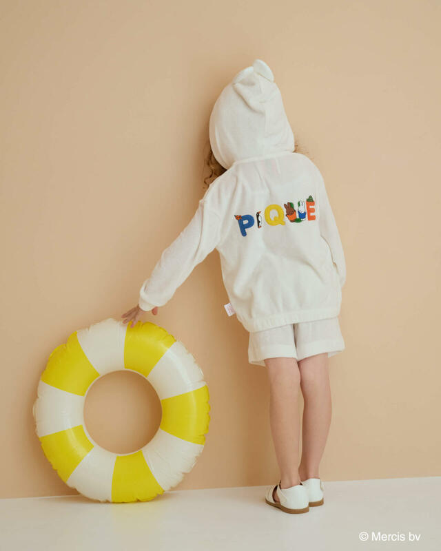 【ジェラート ピケ×ディック・ブルーナ】＜キッズ＞miffy パイルパーカ（税込9,460円）／miffy パイルショートパンツ（税込4,950円）サイズ：90／100／110／120