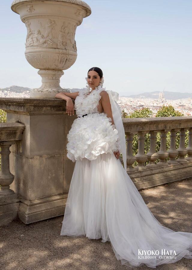 「KIYOKO HATA」新作ウェディングドレス KHB0008_OffWhite