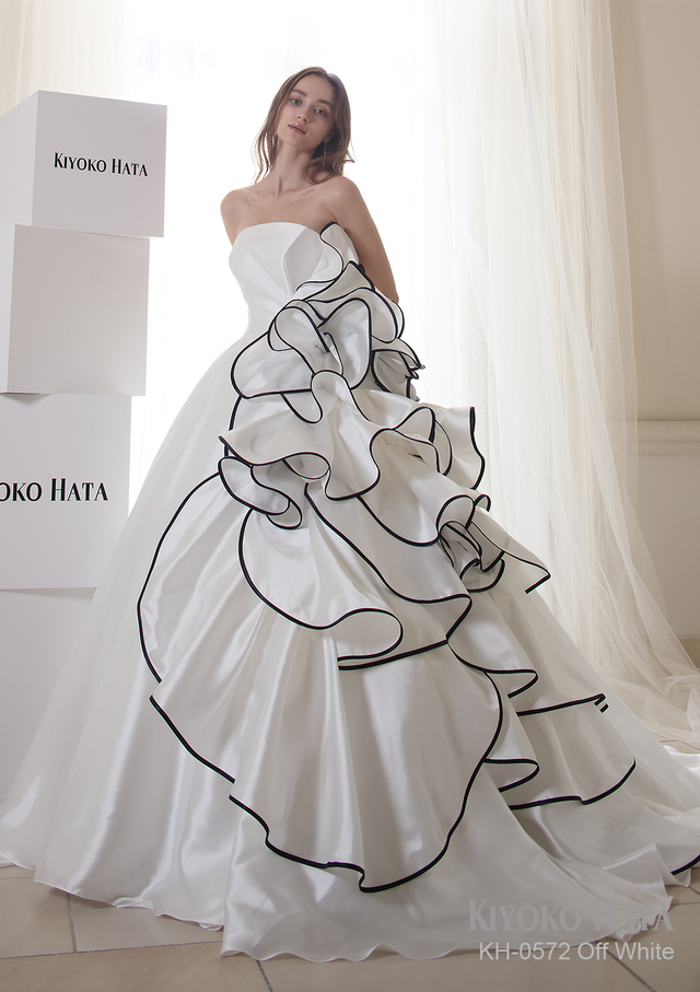 【KIYOKO HATA キヨコハタ】新作ウェディングドレス：KH-0572_OffWhite
