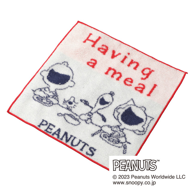 「ミニタオル（スヌーピー yumyum WH）」699円（税込）