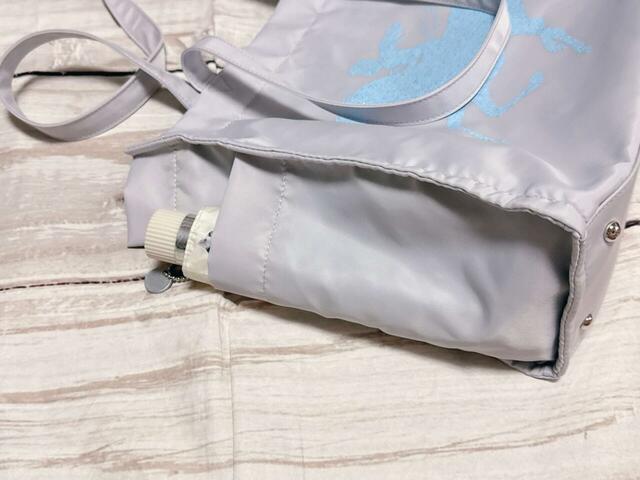 ボトルポケットには、折り畳み傘を入れるのもおすすめ