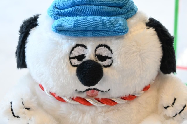 【『SNOOPY'S BROTHER OLAF 鏡餅オラフのぬいぐるみチャーム BOOK』（宝島社）】表情もたまらなくかわいいオラフ！
