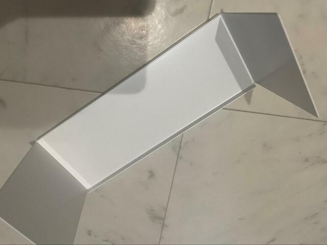 【山崎実業　tower：洗面鏡中 収納ラック 2個組】サイズは1つあたり（約）幅22×奥行8×高さ10cm