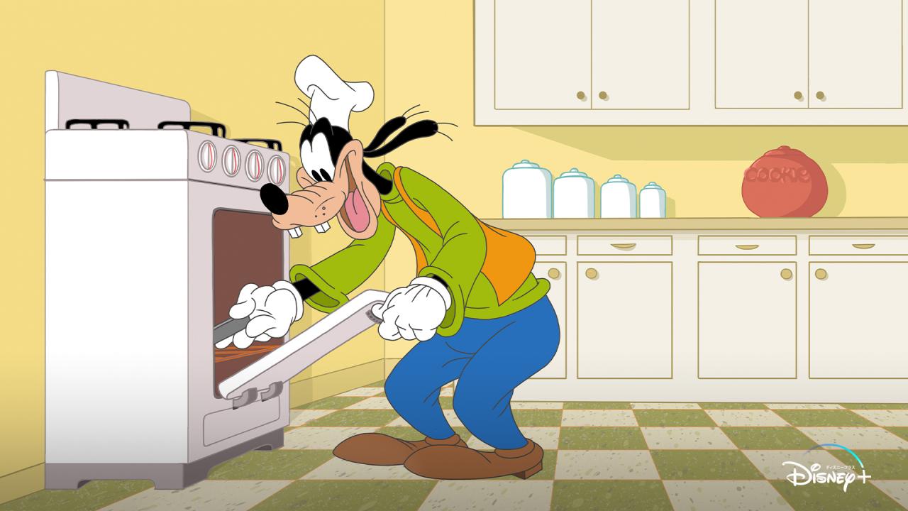 グーフィーが“ステイホーム”伝授♪ 巨匠アニメーターの手で2D