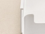 【ニトリ Nブラン整理トレー6点セット】伸縮トレーは伸ばす部分のふちに爪が付いているので、持ち上げたときに容器が上に抜けないようになっています◎