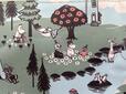 ムーミン谷での日常を楽しむ、ムーミンたちのイラストがかわいい！