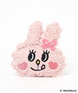 【BUNNI KONBINY meets tiny tiny】「ヌイグルミポーチ」2,490円　ふわふわのおかおポーチ！