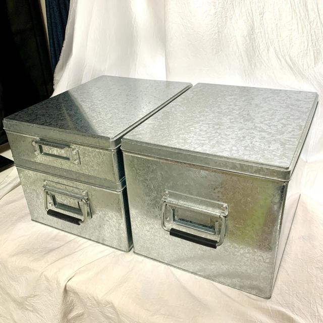 【無印良品　トタンBOX】内容量もたっぷりの（大）シリーズ