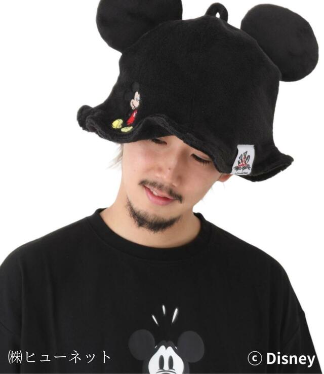 「ミッキーマウス」デザインサウナハット 5,800円、ビッグシルエットTシャツ 6,800円｜370-ThreeSeventy
