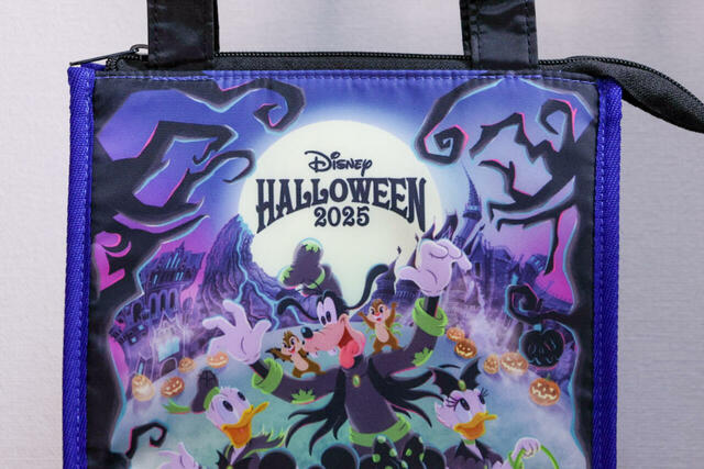 スーベニアランチケース プラス ¥1,300｜ディズニー・ハロウィーンのロゴが嬉しい