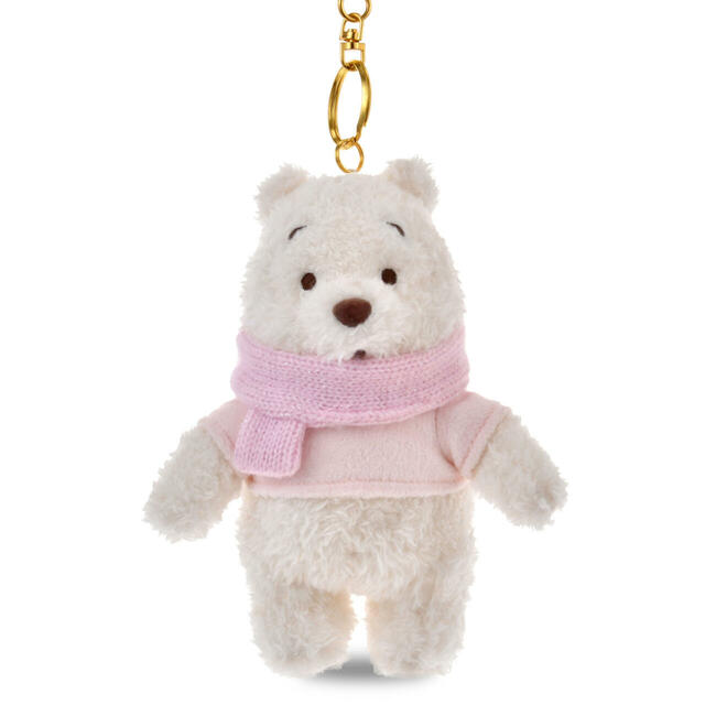 プーさん ぬいぐるみキーホルダー・キーチェーン リバーシブル WHITE POOH 3,300円