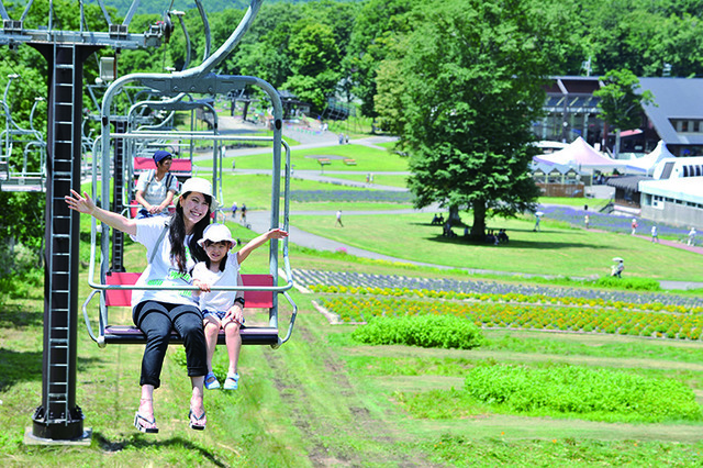 たんばらラベンダーパーク　夏山リフトラベンダーライン