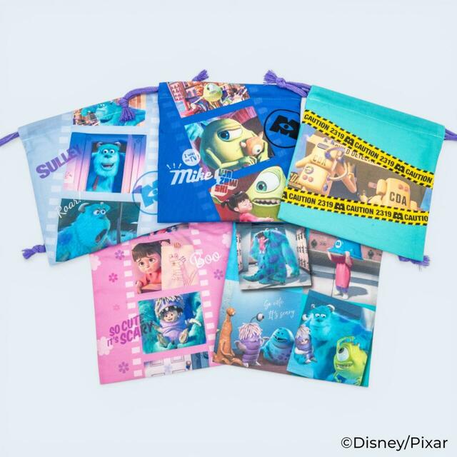 ブラインド ランチ巾着M「モンスターズ・インク/ファイナルフレーム」1,155円