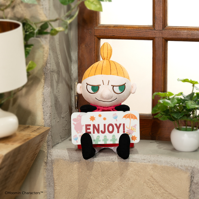 【タイトーくじ ムーミン Anniversary Year】B賞 ウェルカムボード付きリトルミイ ぬいぐるみ(全1種/約30cm)