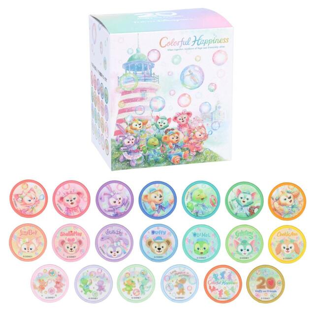 ワッペンセット 10,000円｜東京ディズニーシー「ダッフィー＆フレンズ20周年：カラフルハピネス」スペシャルグッズ｜販売開始：2025年4月8日（火）