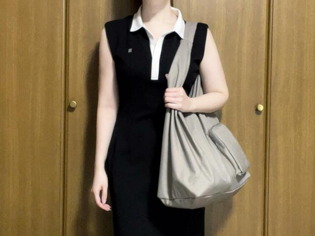 たくさん入れても肩に食い込みにくく、軽いのがうれしい！