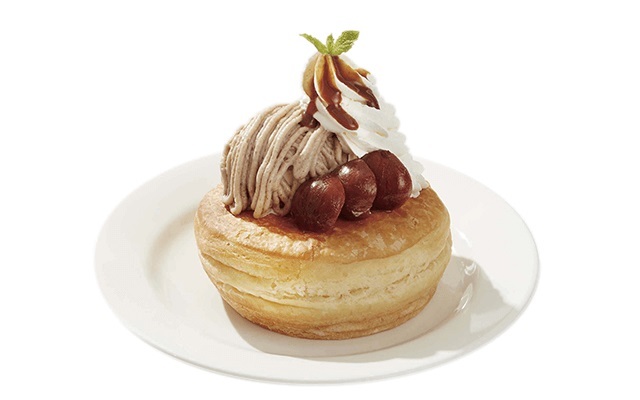 「焼き立てデニッシュモンブラン仕立て」 499 円