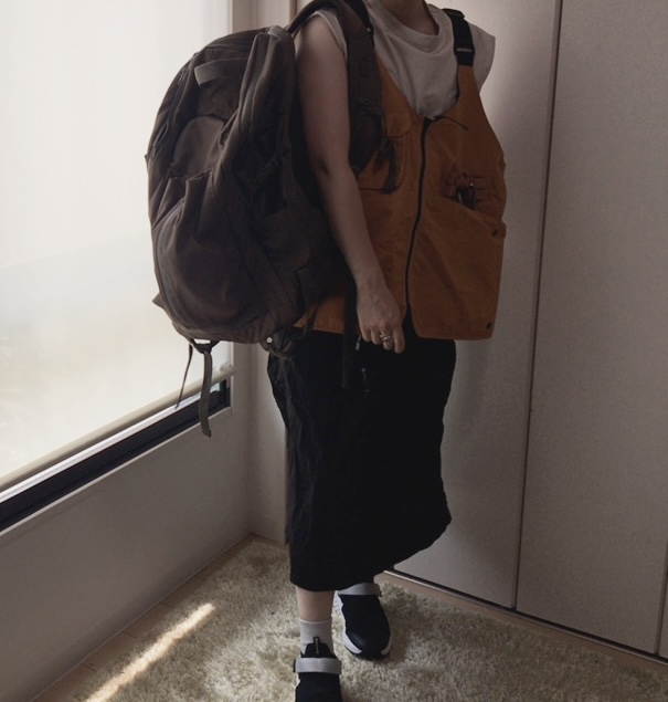 【ワークマン REPAIR-TECH®超軽量スカート】自然なカラーリングとも調和する