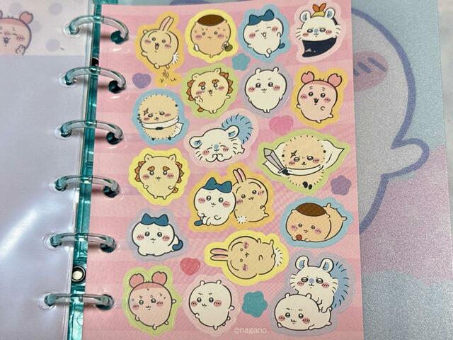 シールも豪華なラインナップ。どれもかわいくて使うのがもったいない…!