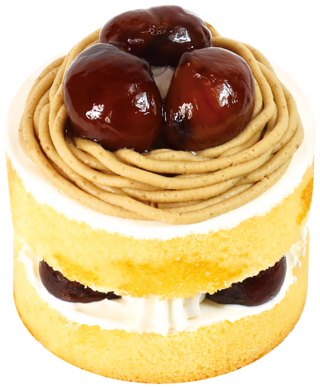 「伝承の味 不二家のショートケーキ（栗）」＜価格：税込745円＞【不二家に“創業祭限定スイーツ”が登場♪「ペコちゃんグッズ」がもらえるキャンペーンも開催！】