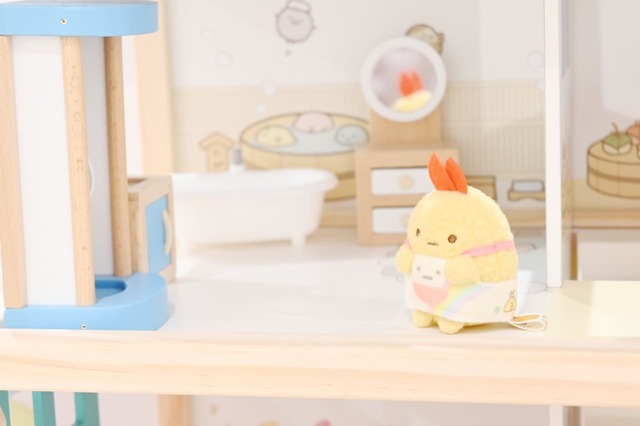 【すみっコぐらしあそびスタジオ】借りたてのりぬいぐるみでおうちごっこも楽しめます