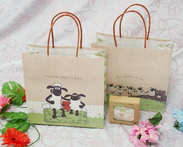 「ひつじのショーン紙袋」＜330円/消費税込＞【3種の味を楽しめる「ひつじのショーン紅茶」が新登場】