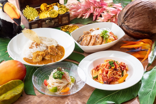 ピーチ＆マンゴーのデザートビュッフェ