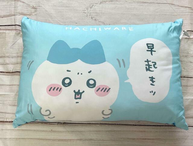 【ファッションセンターしまむら】ハチワレカラーのブルーが基調になっている枕です♪