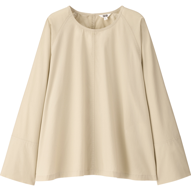 Tブラウス（長袖）ライトグリーン