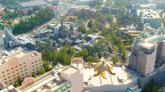 東京ディズニーシー   ファンタジースプリングス建設中の様子　©Disney