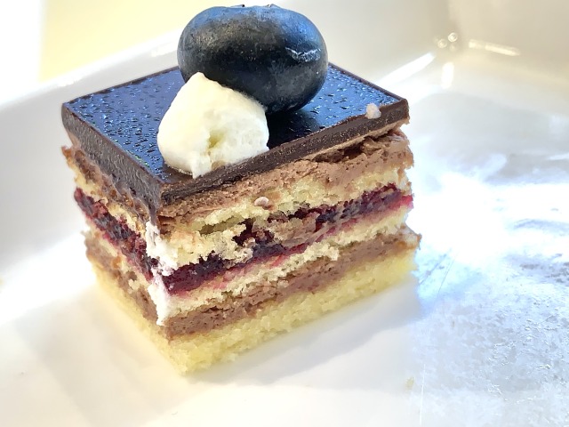 チョコレートとベリーの酸味がよく合う!