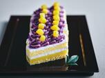 「紫いものショートケーキ(11月)」<期間:2026年9月1日~11月30日>【黒毛和牛のローストビーフ食べ放題&ボイルズワイガニ食べ放題!ランチもディナーも食べ逃せない秋の味覚ブッフェがスタート!】