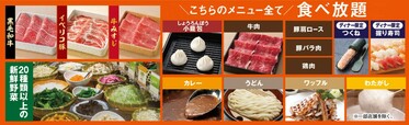 【しゃぶ葉】食べ放題メニュー一覧