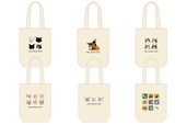 【まるいねこフェス】「トートバッグ」全6種　各3,850円