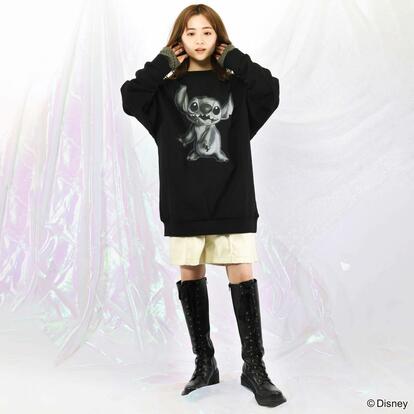 ディズニー×パニカム】ミッキーやスティッチの“黒スウェット”が