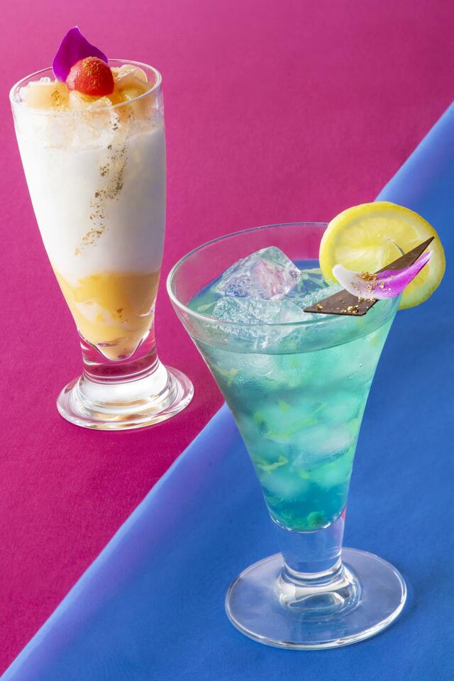 (2025年7月1日~2025年8月7日)ドリーマーズ・ラウンジ ワンス・アポン・ア・ドリーム スペシャルドリンク~ロイヤル・ペタル~ ワンス・アポン・ア・ドリーム スペシャルドリンク~マジェスティック・ミラージュ~