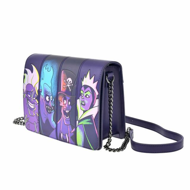 【Loungefly】ディズニーヴィランズ ショルダーバッグ Villains In The Dark 13,200円