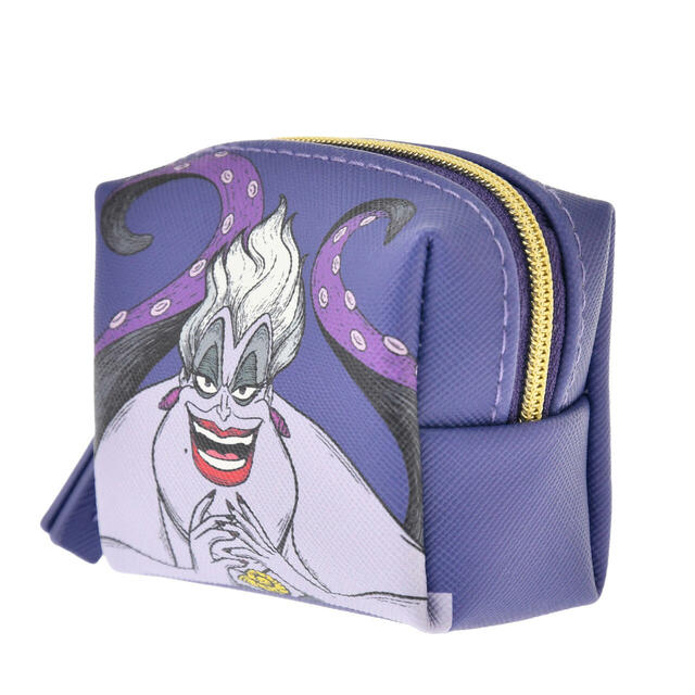 アースラ、フロットサム＆ジェットサム ポーチ(S) DISNEY VILLAINS 700円