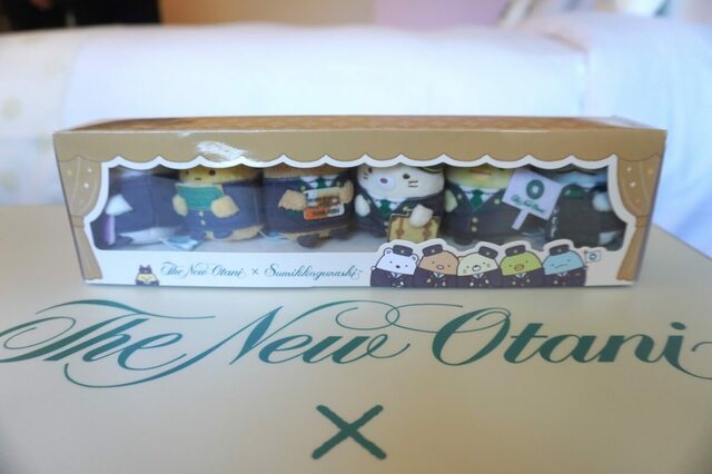 【すみっコぐらしルーム in ホテルニューオータニ】限定ノベルティグッズのてのりぬいぐるみ ©San-X