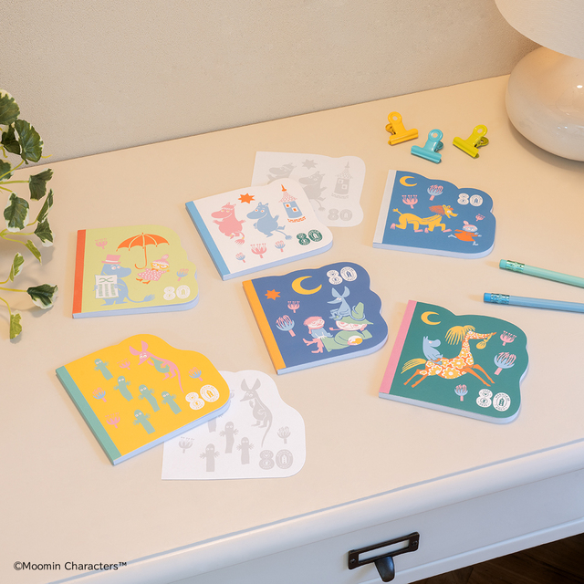 【タイトーくじ ムーミン Anniversary Year】F賞 ダイカットメモ帳(全6種/約10cm)