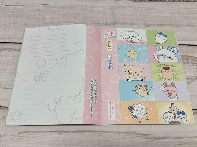 ミニメモはそれぞれのキャラクターの日常がうかがえるイラスト♪