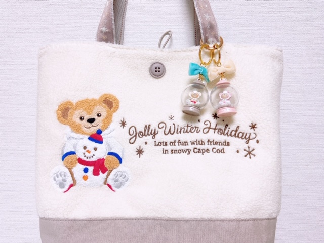 お揃いのキーチェーン着用例