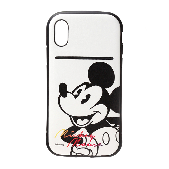 Disney / iPhone X用 タフポケットケース ミッキーマウス/ホワイト